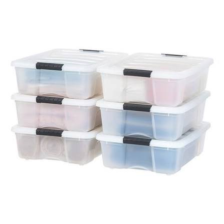 Using Plastic Bins with Risers to Improve Space Management and Organization